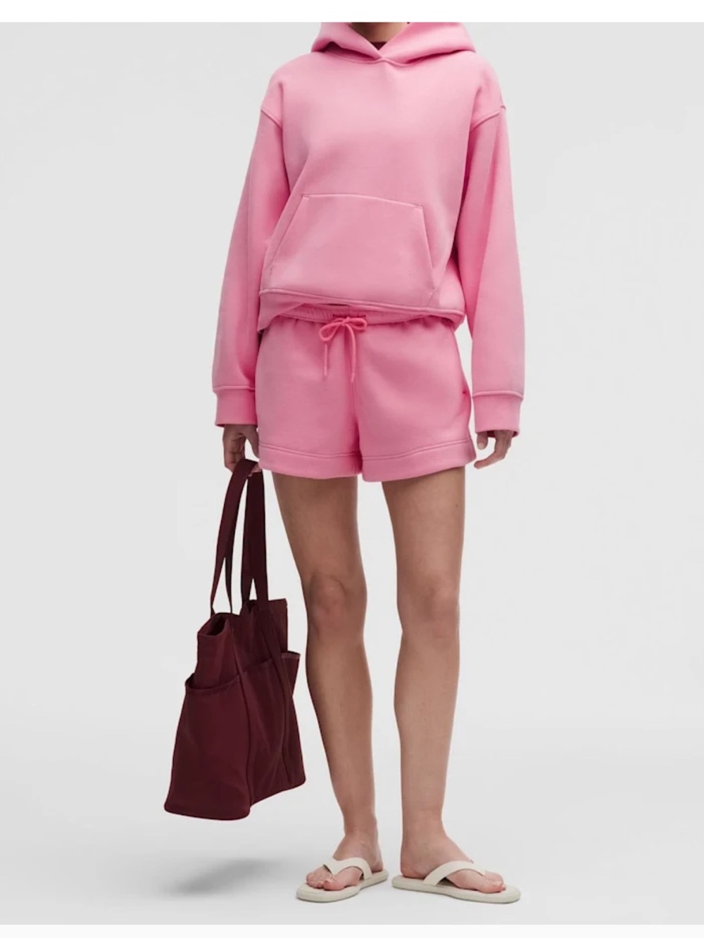 Like New! Lululemon Steady State Superloft Hoodie – Candy Cloud 🍭